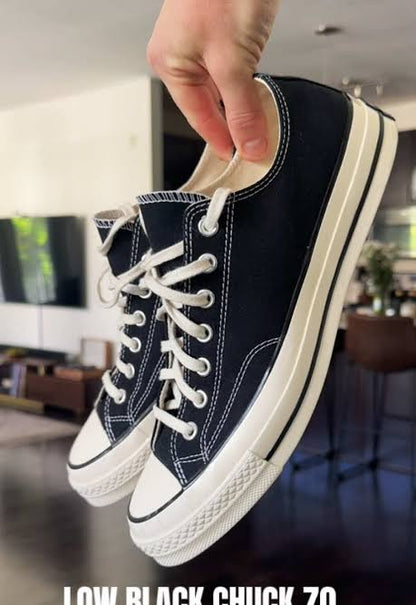 Shoes converse black low