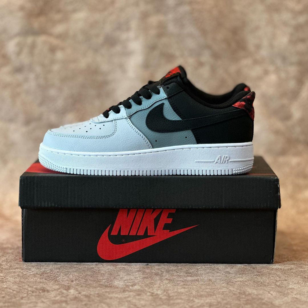 Shoes nike airforce 1 grey dark grey black
