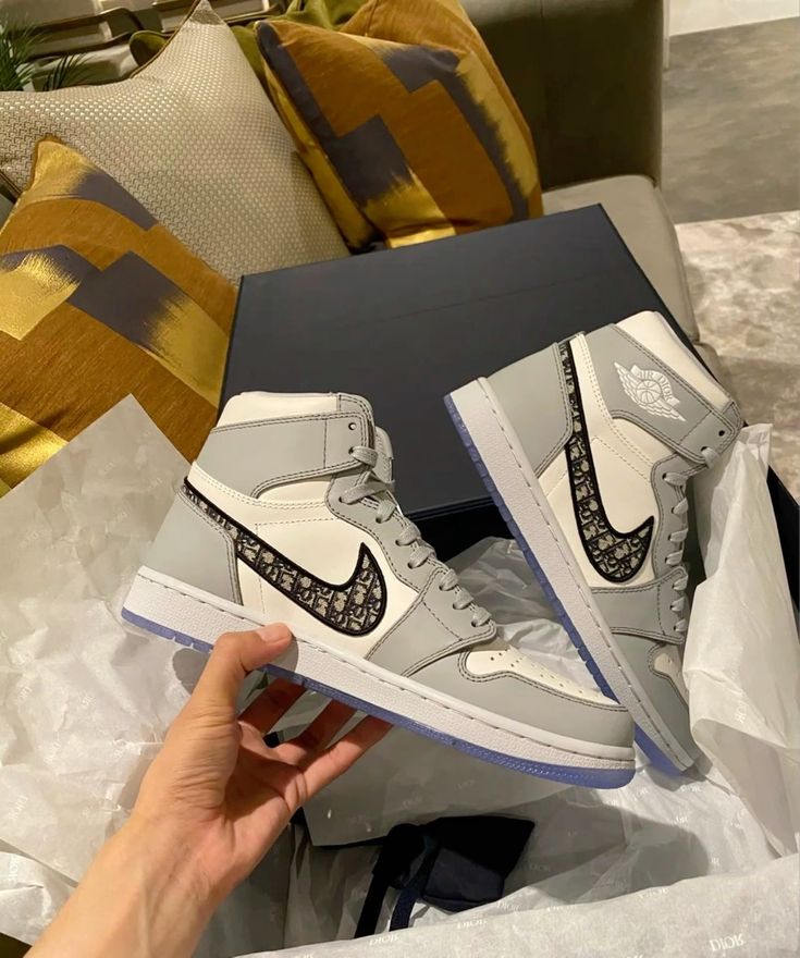 Shoes nike air jordan 1 christian dior