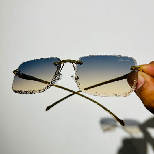 Shades cartier frameless sunset