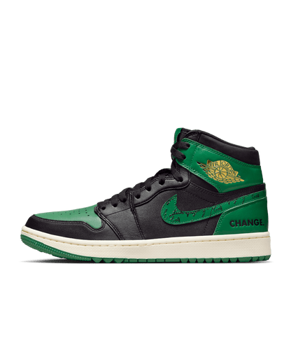 Shoes nike Air Jordan 1 High G x Eastside Golf Black and Malachite the change 1961