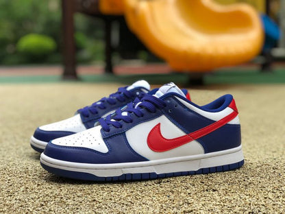 Shoes nike sb dunk low usa blue red white