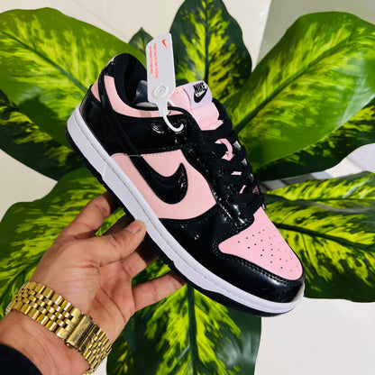 Shoes nike sb dunk patent black pink