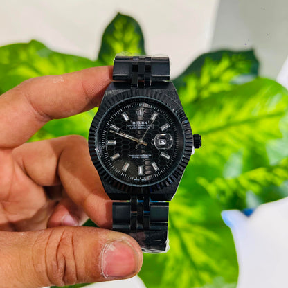 Watch rolex black