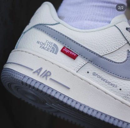 Shoes nike airforce 1 x the north face x supreme