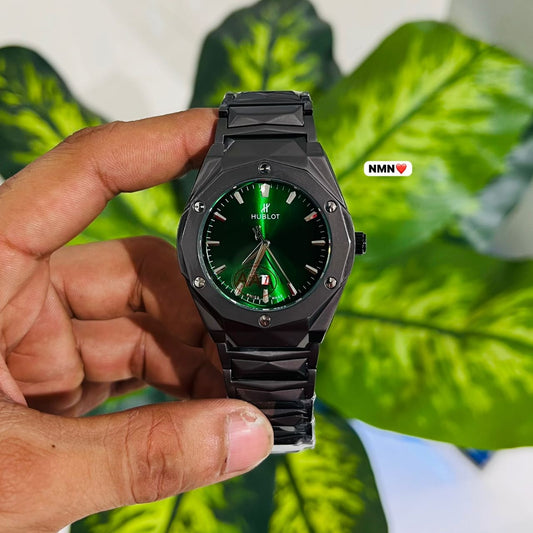 Watch hublot dark grey green