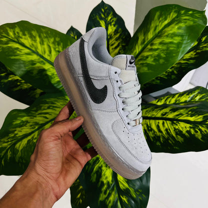 Shoes nike airforce 1 suede leather grey