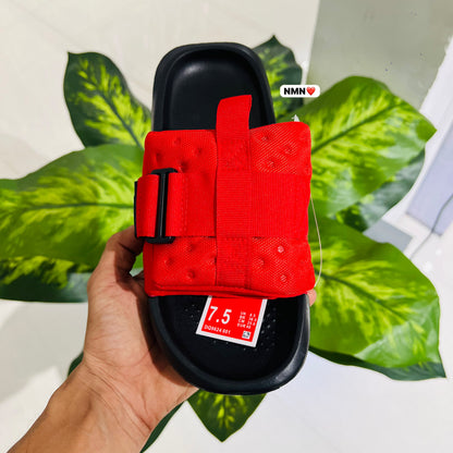 Slippers nike red black