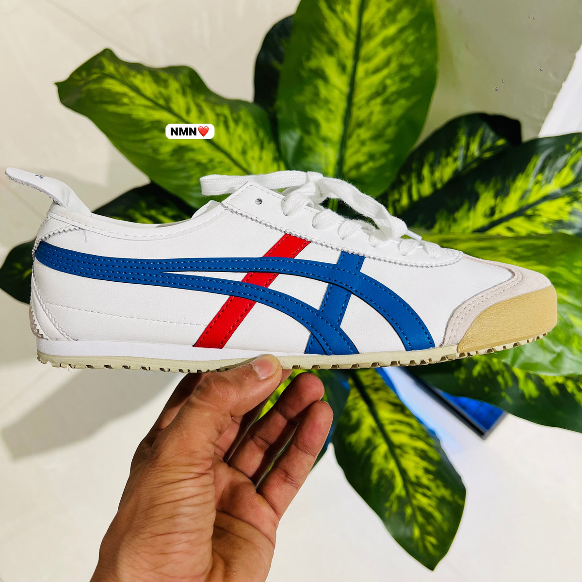 Shoes asics onitsuka tiger white blue matching