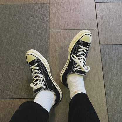 Shoes converse black low