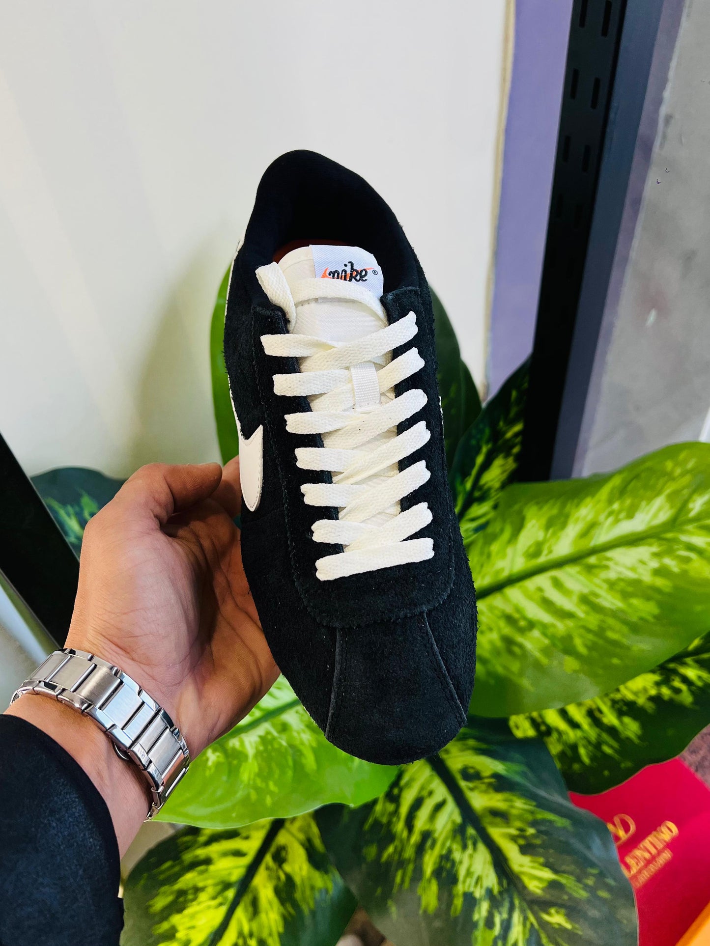 Shoes Nike cortez black suede