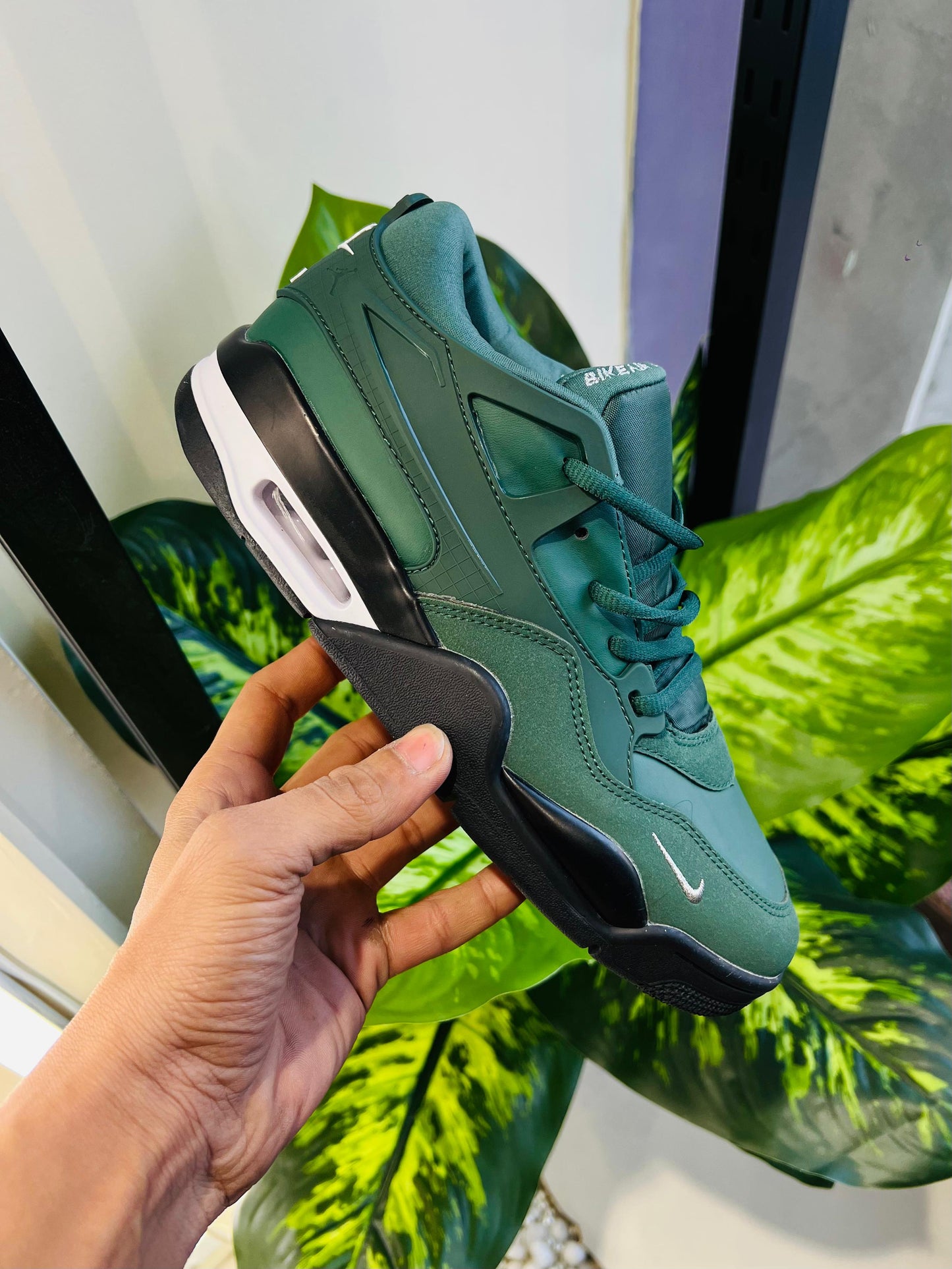 Shoes nike air jordan bike edition green
