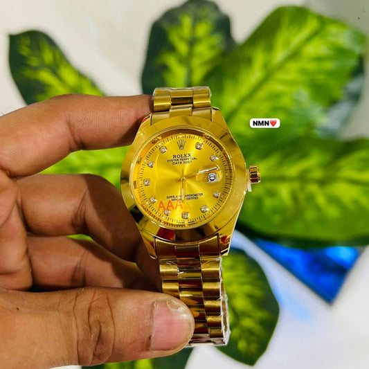 Watch rolex gold
