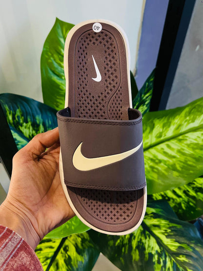 Slippers nike brown air cushion