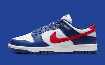Shoes nike sb dunk low usa blue red white