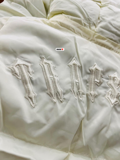 Jacket heavy trapstar pearl white