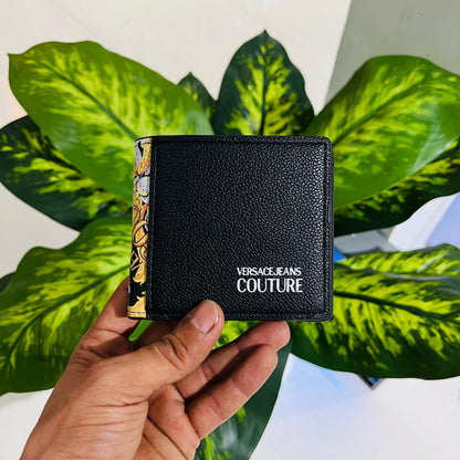 Wallet versace black print