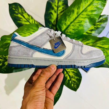 Shoes nike sb dunk grey denim blue 💙