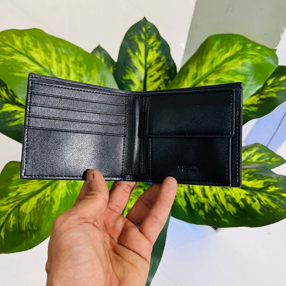 Wallet gucci black monogram debossed premium