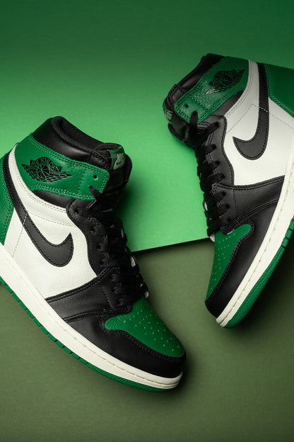 Shoes nike air jordan 1 green 💚 high
