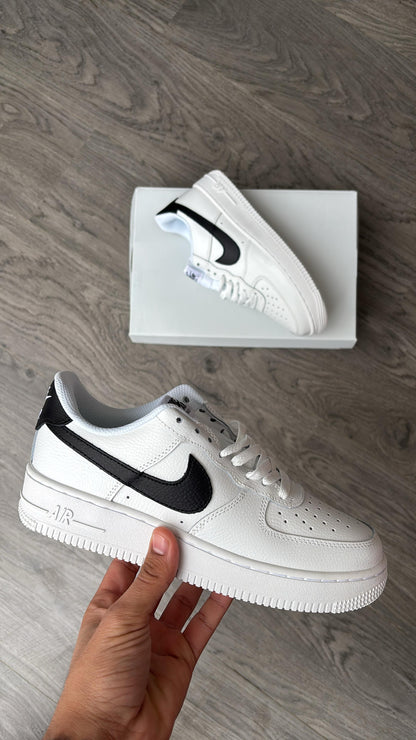 Shoes nike airforce 1 white black swoosh