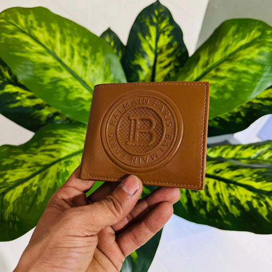Wallet balmain tan