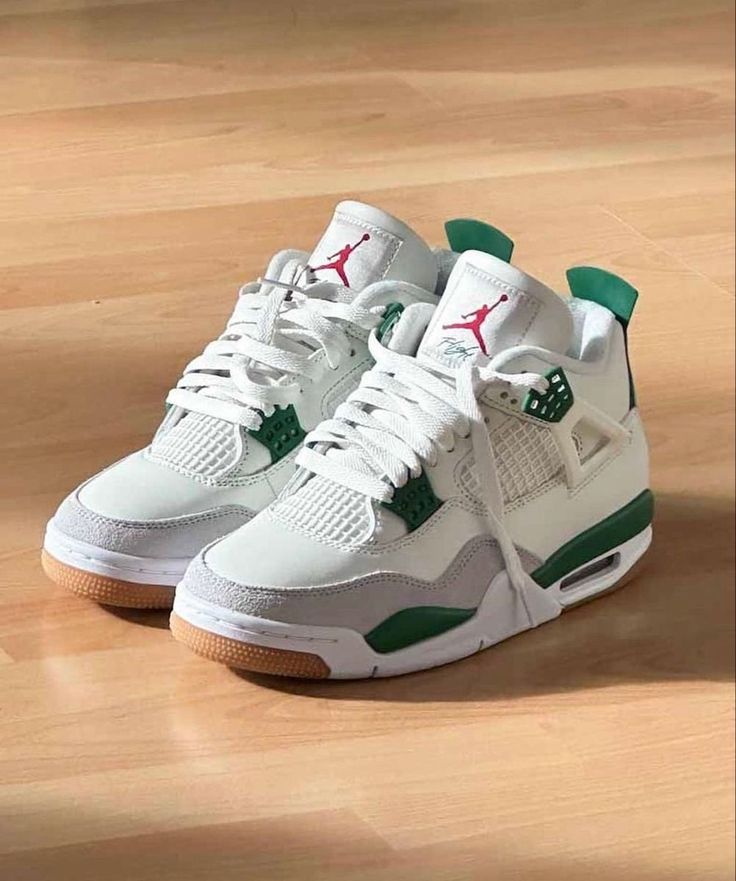 Shoes jordan retro 4 pine green