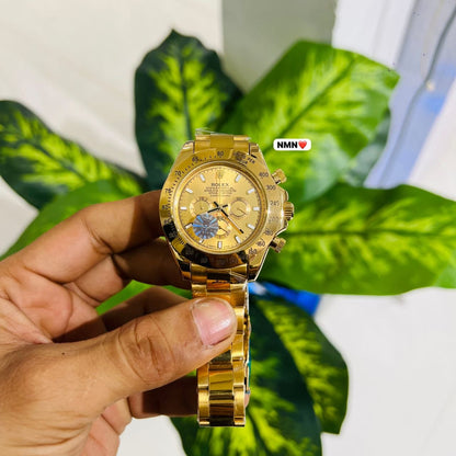 Watch premium rolex gold green (Copy 9)