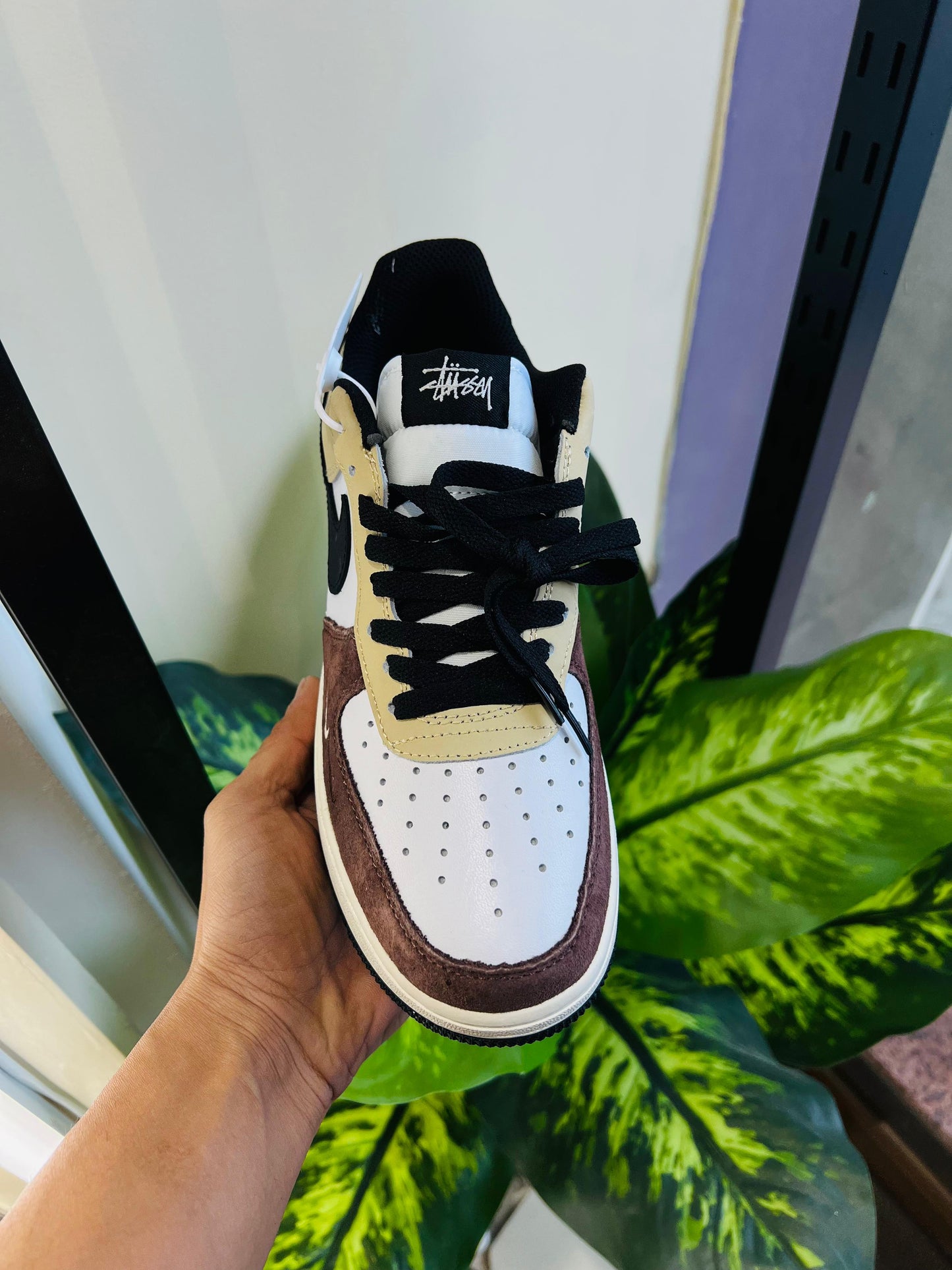 Shoes nike airforce 1 x the north face x stussy