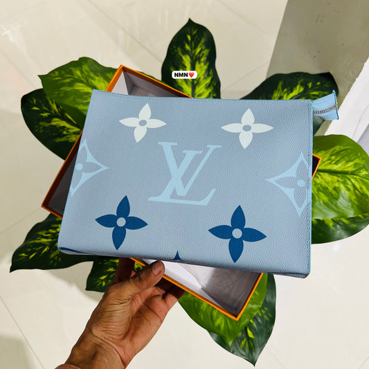 Hand bag premium lv1 blue