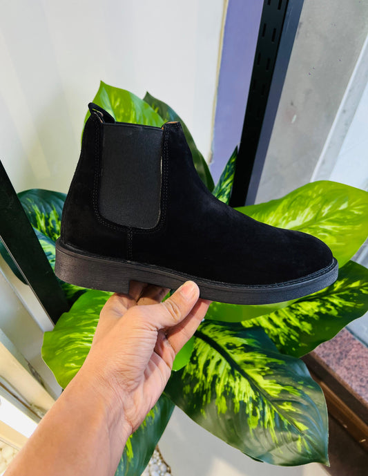 Formal chelsea zara suede leather