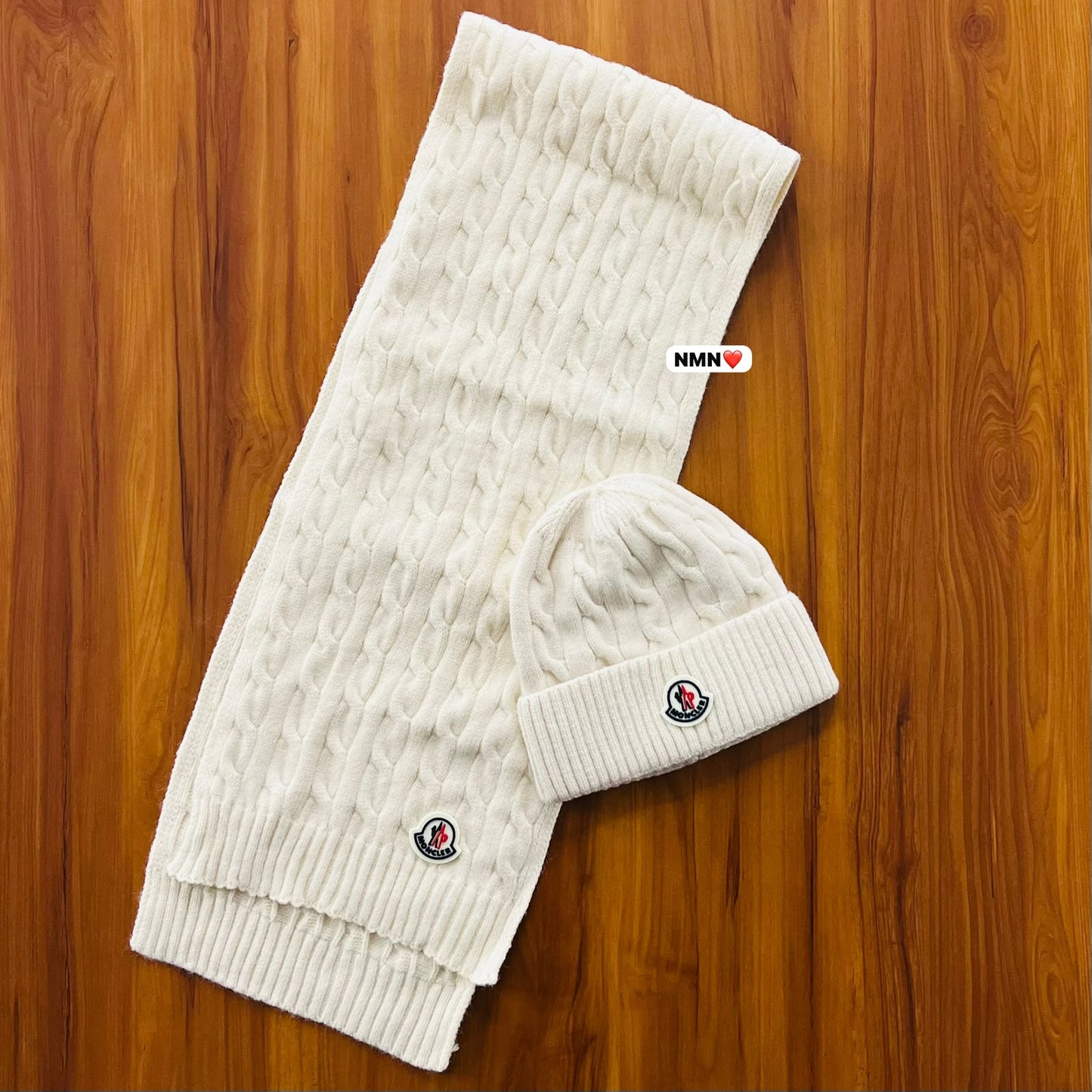 Winter cap and muffler set