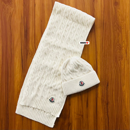 Winter cap and muffler set