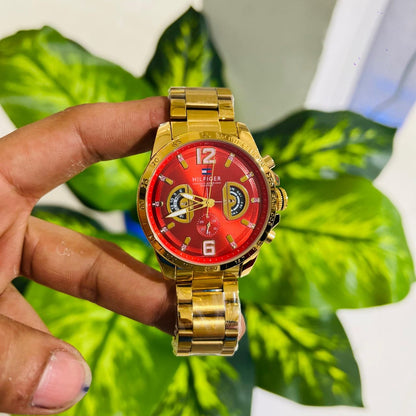 Watch tommy gold red