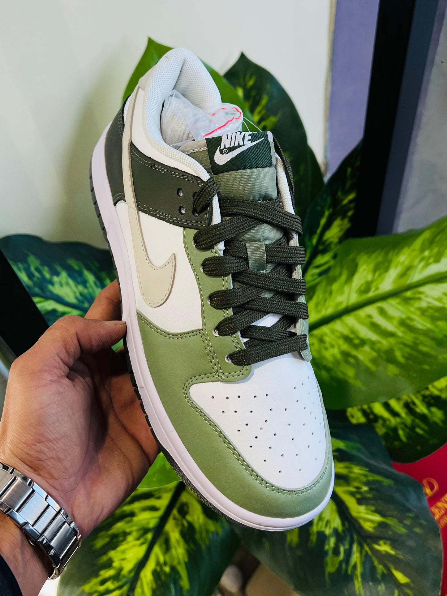 Shoes Nike sb dunk green matching
