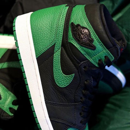 Shoes Nike air jordan 1 green black high