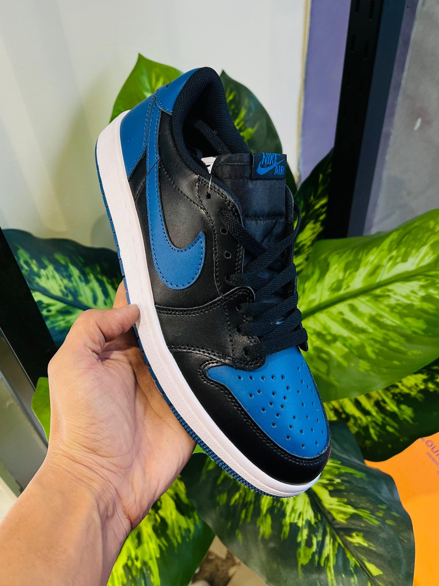 Shoes Nike air jordan 1 blue black low