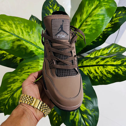 Shoes nike air jordan retro 4 flight brown shade