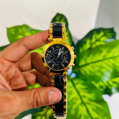 Girls watch mk gold black