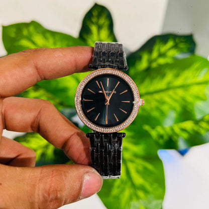 Girls watch mk black