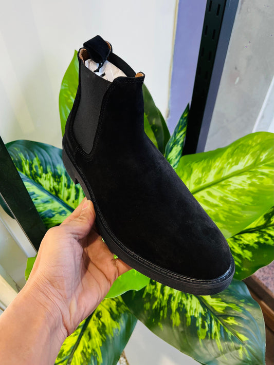 Formal chelsea zara suede leather