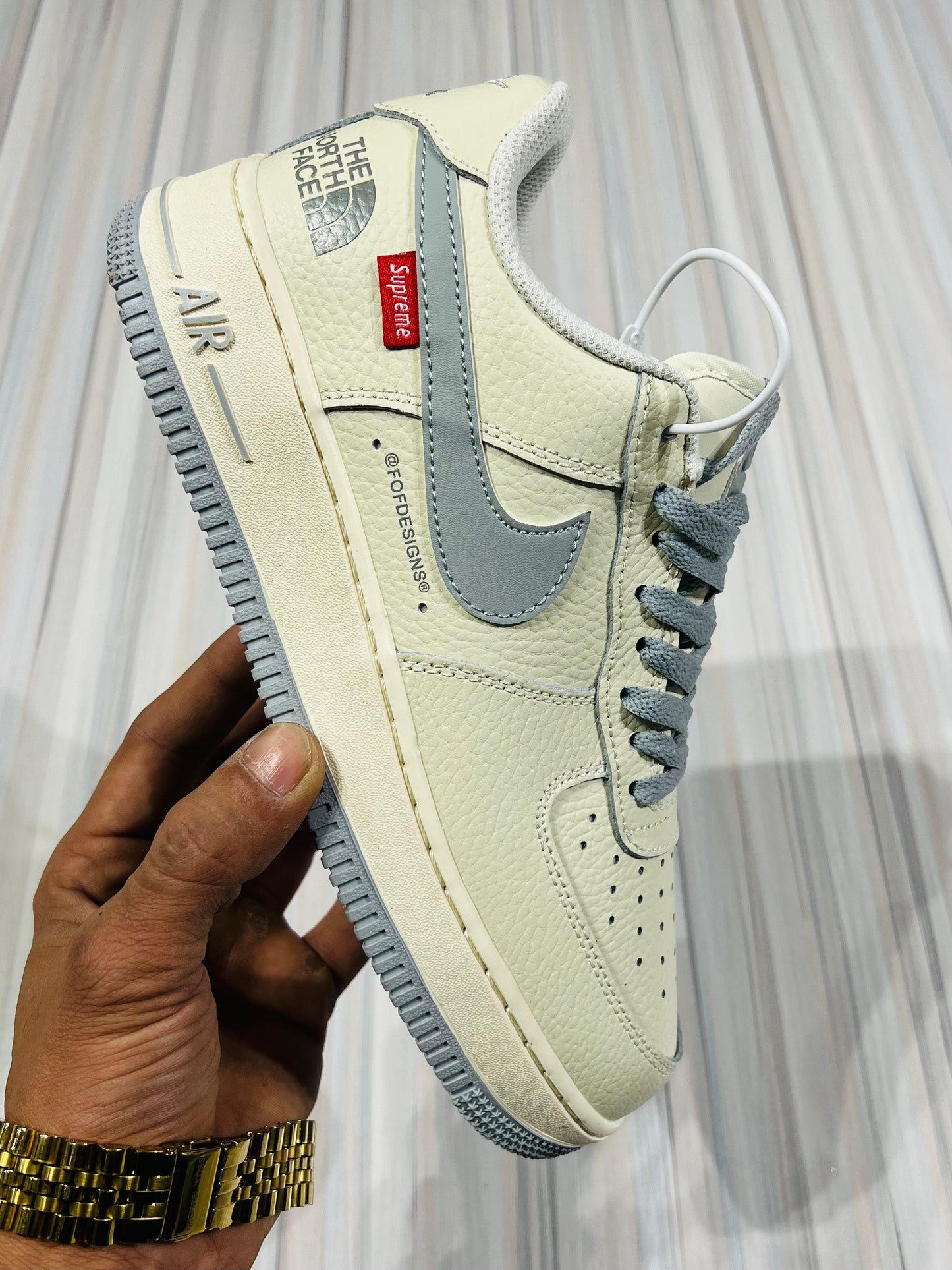 Shoes nike airforce 1 x the north face x supreme