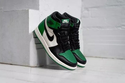 Shoes nike air jordan 1 green 💚 high