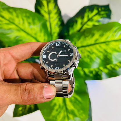 Watch fossil silver digital