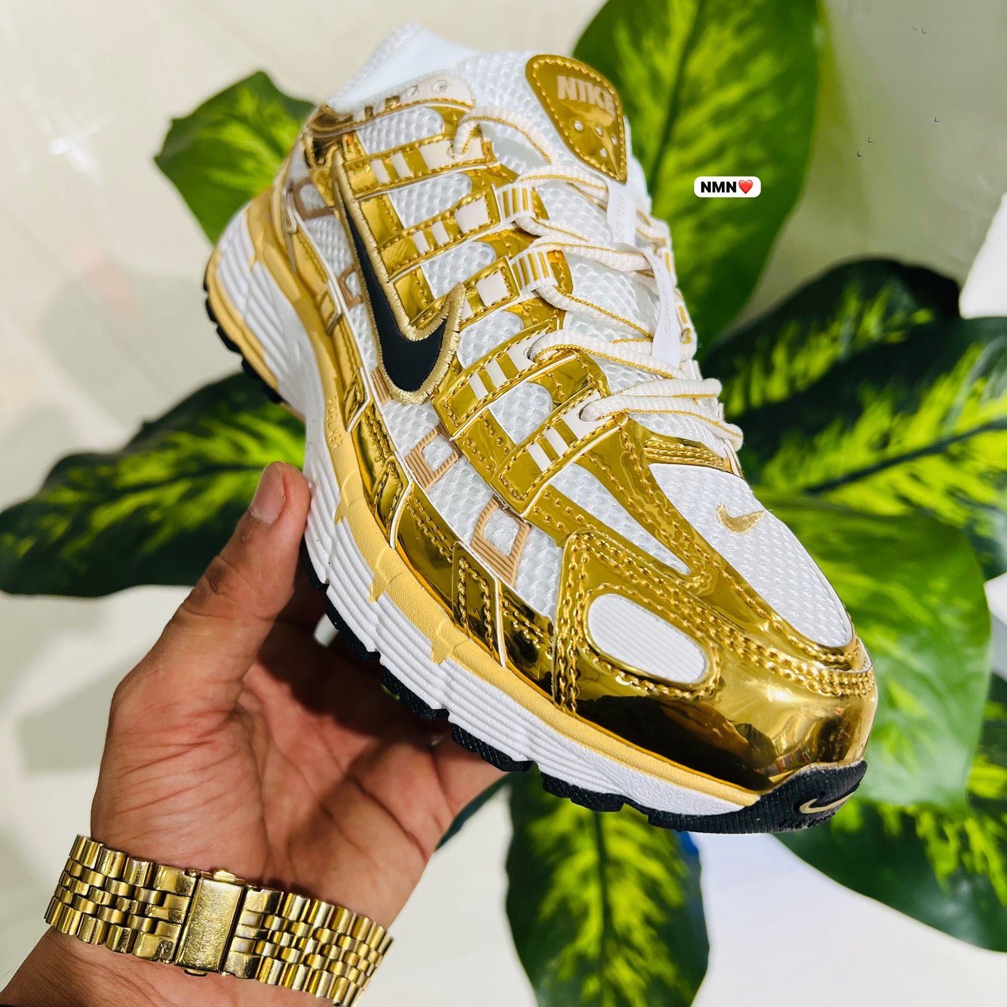 Shoes nike p6000 golden white
