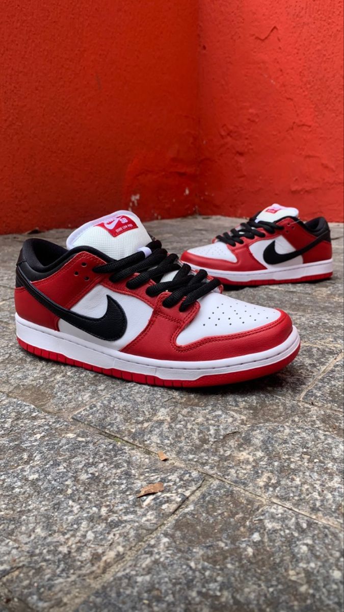 Shoes nike sb dunk red low pro