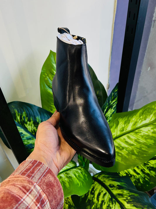 Formal chelsea peter monk black zip tight