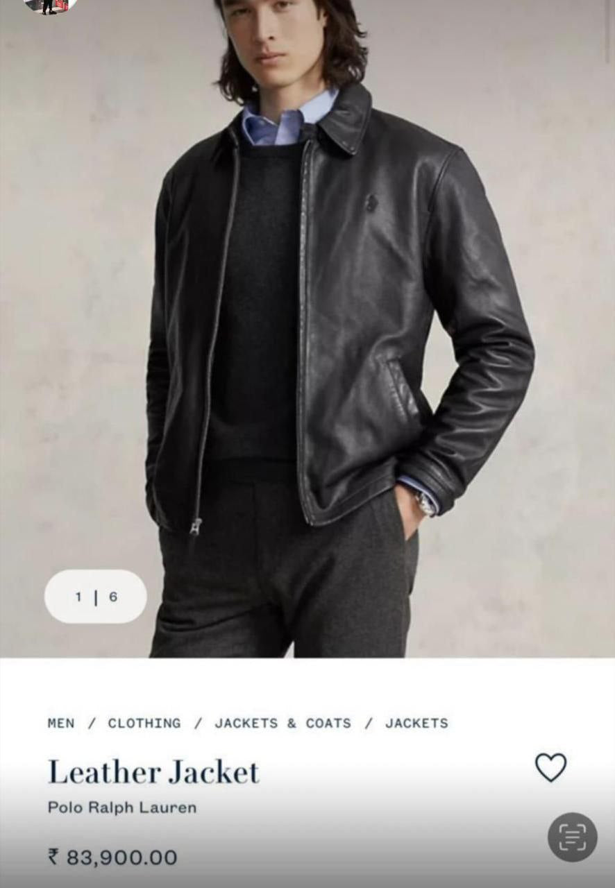 Leather jacket