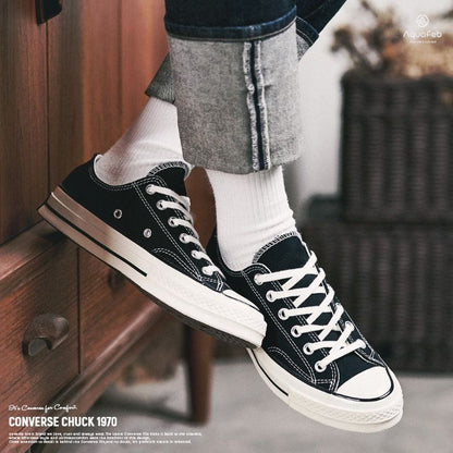 Shoes converse black low