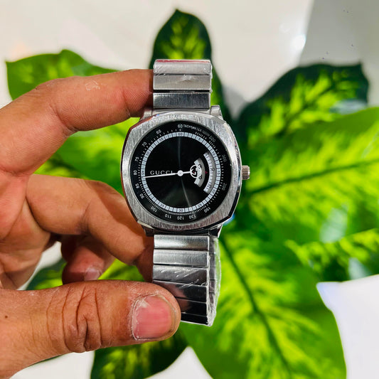 Watch gucci silver